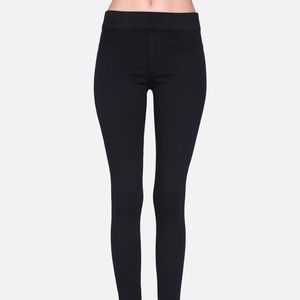 James Jeans Twiggy Slip-On Black Swan Skinny 30